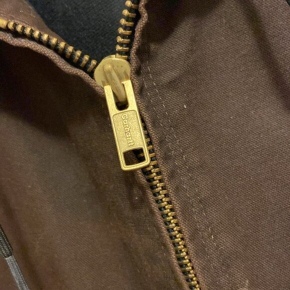 Carhartt Brown Hooded Jacket - Picture 4 of 5